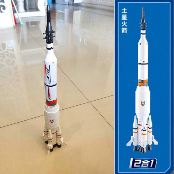 Sluban B0735 Space Adventure Long March Rocket 46CM 2IN1 Astronaut Explore Mini Blocks Bricks Building Toy 3 - LOZ™ MINI BLOCKS