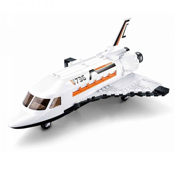 Sluban B0736 Space Adventure Shuttle Plane Astronaut Aeroplane Airbus Jet 3D Mini Blocks Bricks Building Toy 2 - LOZ™ MINI BLOCKS