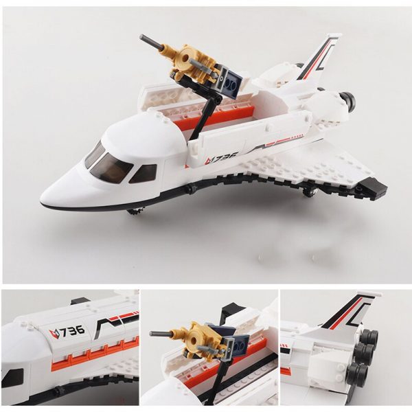 Sluban B0736 Space Adventure Shuttle Plane Astronaut Aeroplane Airbus Jet 3D Mini Blocks Bricks Building Toy 4 - LOZ™ MINI BLOCKS