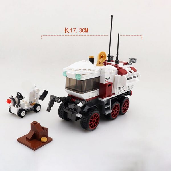 Sluban B0737 Space Adventure Mars Exploration Rover Car Turck Astronaut DIY Mini Blocks Bricks Building Toy 2 - LOZ™ MINI BLOCKS
