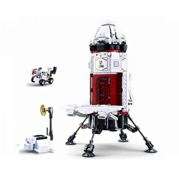 Sluban B0738 Space Adventure Mars Base Rocket Astronaut Spaceship Capsule 3D Mini Blocks Bricks Building Toy 1 - LOZ™ MINI BLOCKS