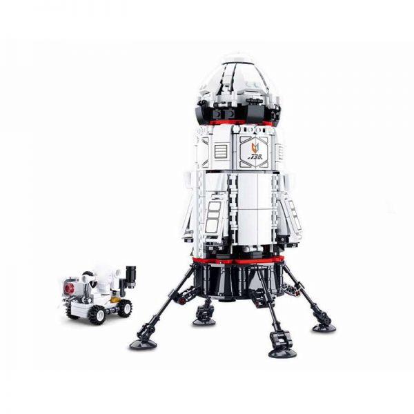 Sluban B0738 Space Adventure Mars Base Rocket Astronaut Spaceship Capsule 3D Mini Blocks Bricks Building Toy 2 - LOZ™ MINI BLOCKS