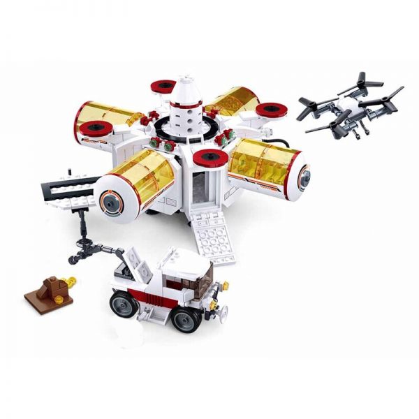 Sluban B0739 Space Adventure Mars Exploration Base Astronaut Capsule Truck Mini Blocks Bricks Building Toy for 2 - LOZ™ MINI BLOCKS
