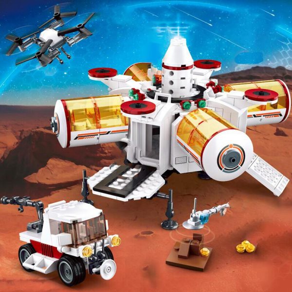 Sluban B0739 Space Adventure Mars Exploration Base Astronaut Capsule Truck Mini Blocks Bricks Building Toy for 5 - LOZ™ MINI BLOCKS