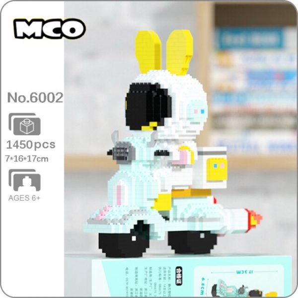 Space Rabbit Astronaut Race Swing Car Motocycle Bike Karting 5PCS 3D Mini Diamond Blocks Bricks Building 2.jpg 640x640 2 - LOZ™ MINI BLOCKS