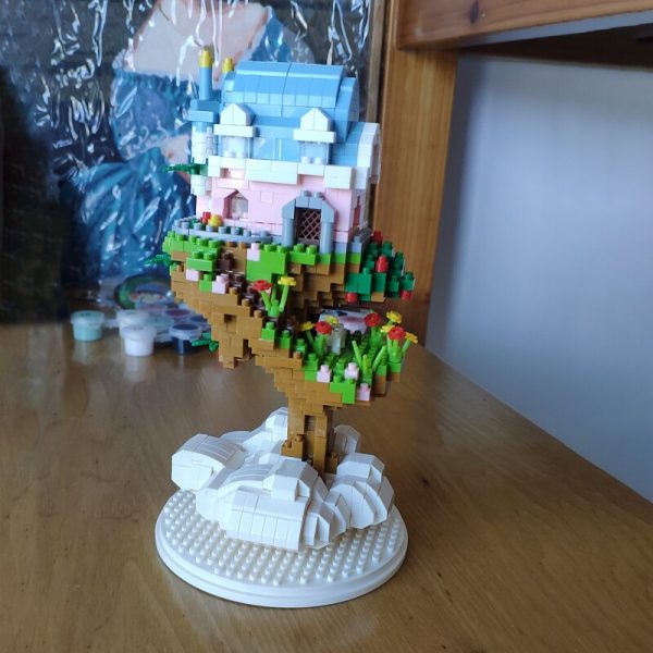 WS 2648 Cloud Tree House Flower Grass Dream Castle 3D Model DIY Mini Diamond Blocks Bricks 1 - LOZ™ MINI BLOCKS