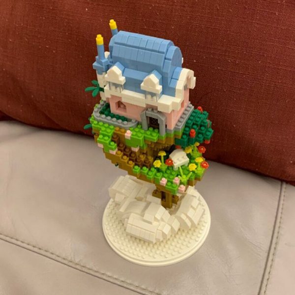 WS 2648 Cloud Tree House Flower Grass Dream Castle 3D Model DIY Mini Diamond Blocks Bricks 2 - LOZ™ MINI BLOCKS