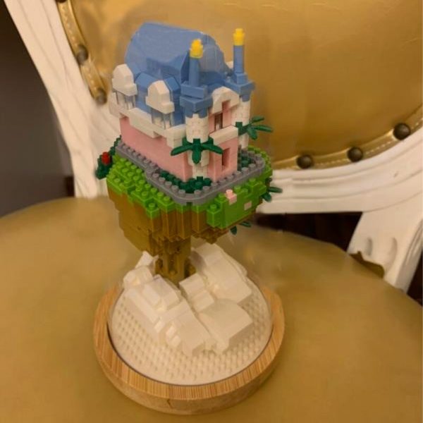 WS 2648 Cloud Tree House Flower Grass Dream Castle 3D Model DIY Mini Diamond Blocks Bricks 3 - LOZ™ MINI BLOCKS