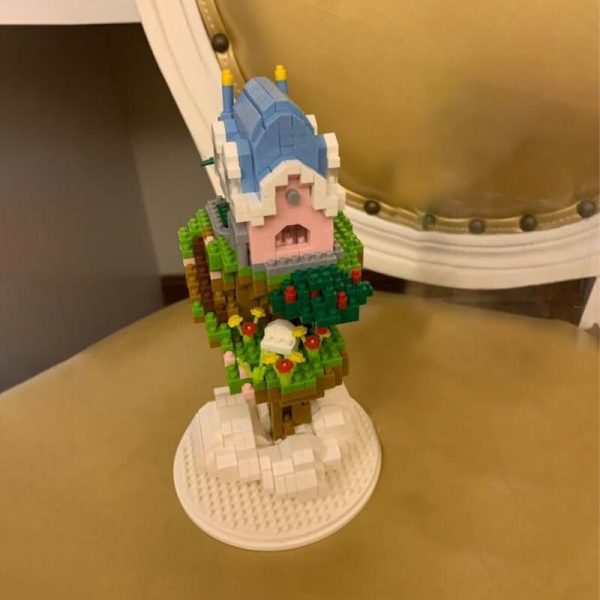WS 2648 Cloud Tree House Flower Grass Dream Castle 3D Model DIY Mini Diamond Blocks Bricks 4 - LOZ™ MINI BLOCKS