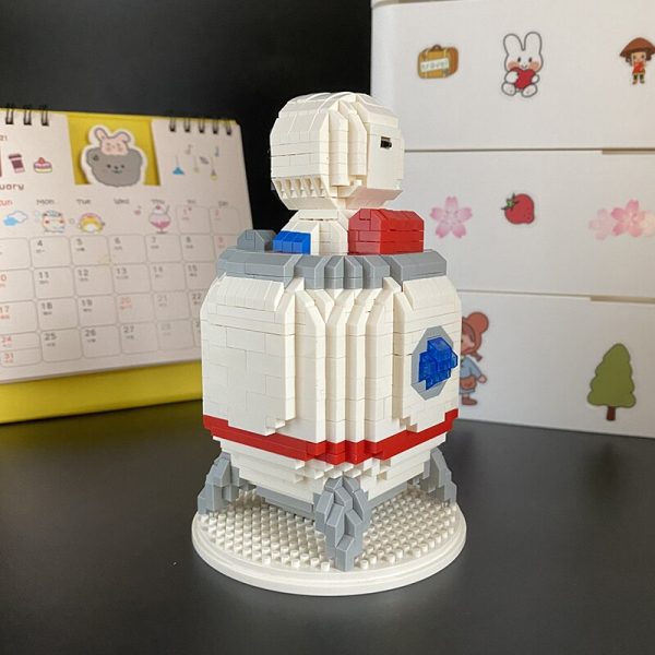 WS 2685 Space Astronaut Spaceman Rocket Figure 3D Model 884pcs DIY Mini Diamond Blocks Bricks Building 4 - LOZ™ MINI BLOCKS