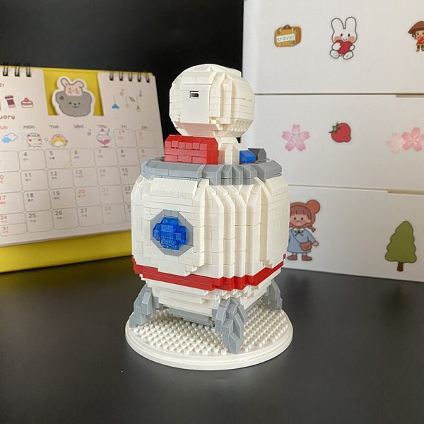 WS 2685 Space Astronaut Spaceman Rocket Figure 3D Model 884pcs DIY Mini Diamond Blocks Bricks Building 5 - LOZ™ MINI BLOCKS