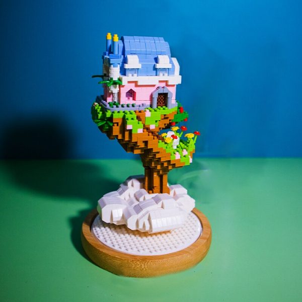WS Architecture Sunny Pirates Ship Tree House Dress Lighthouse Sea Mini Diamond Blocks Bricks Building Toy 4 - LOZ™ MINI BLOCKS