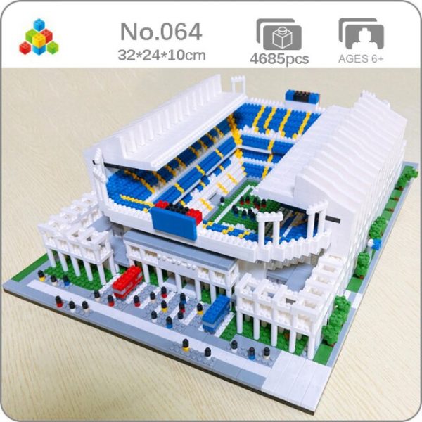 World Architecture Football Old Trafford Camp Nou Bernabeu Stadium Soccer Field Mini Diamond Blocks Bricks Building 4.jpg 640x640 4 - LOZ™ MINI BLOCKS