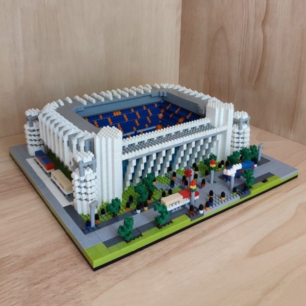 World Architecture Football Old Trafford Camp Nou Bernabeu Stadium Soccer Field Mini Diamond Blocks Bricks Building 5 - LOZ™ MINI BLOCKS