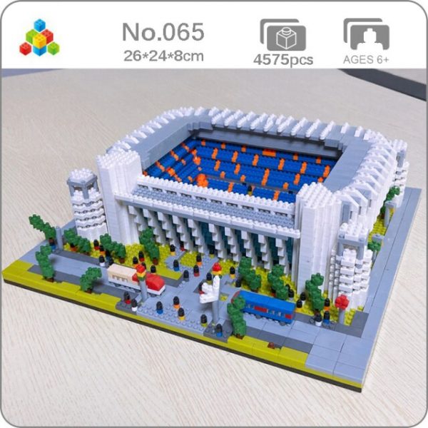 World Architecture Football Old Trafford Camp Nou Bernabeu Stadium Soccer Field Mini Diamond Blocks Bricks Building 5.jpg 640x640 5 - LOZ™ MINI BLOCKS