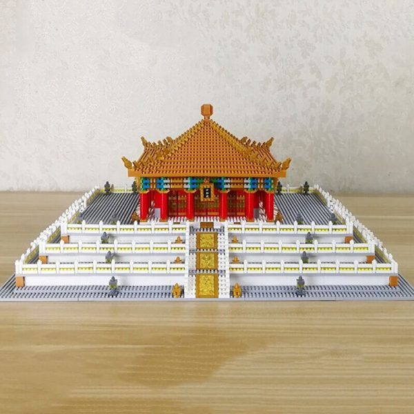 YZ 089 World Architecture Imperial Palace Hall of Central Harmony 3D Mini Diamond Blocks Bricks Building 1 - LOZ™ MINI BLOCKS