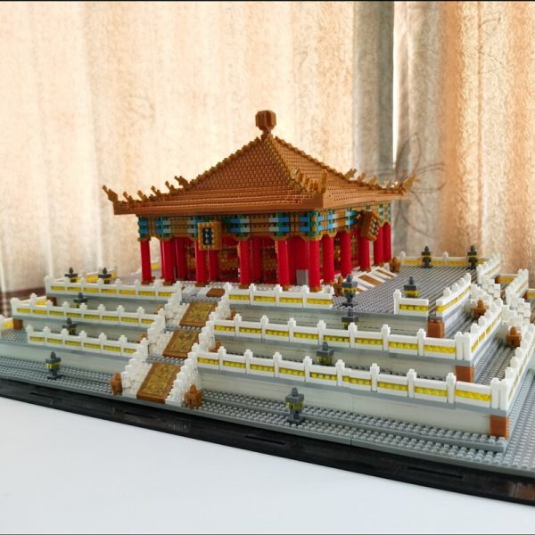 YZ 089 World Architecture Imperial Palace Hall of Central Harmony 3D Mini Diamond Blocks Bricks Building 4 - LOZ™ MINI BLOCKS