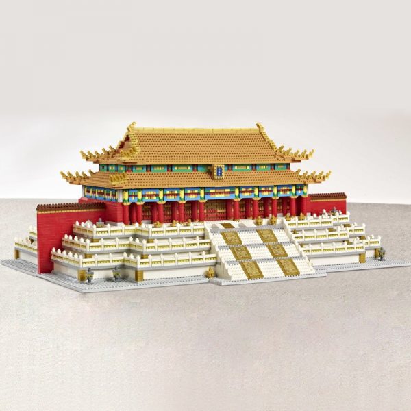 YZ 090 World Architecture Imperial Palace Hall of Preserving Harmony Mini Diamond Blocks Bricks Building Toy 3 - LOZ™ MINI BLOCKS
