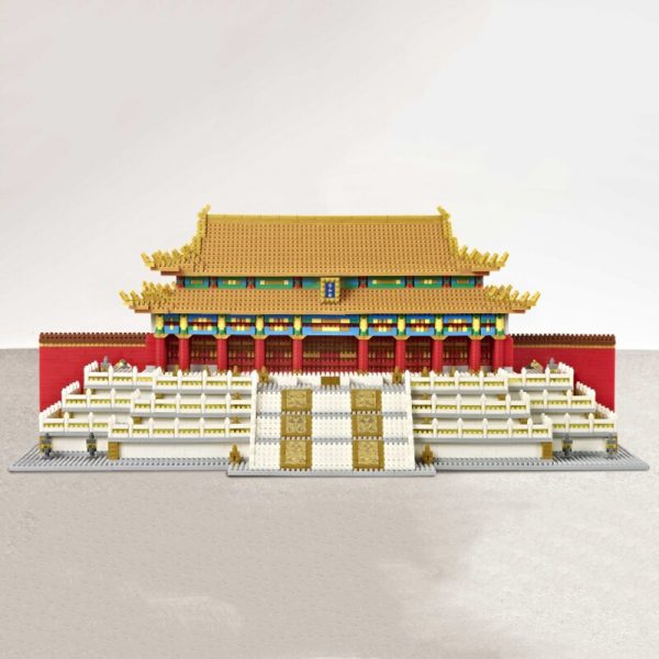 YZ 090 World Architecture Imperial Palace Hall of Preserving Harmony Mini Diamond Blocks Bricks Building Toy 4 - LOZ™ MINI BLOCKS