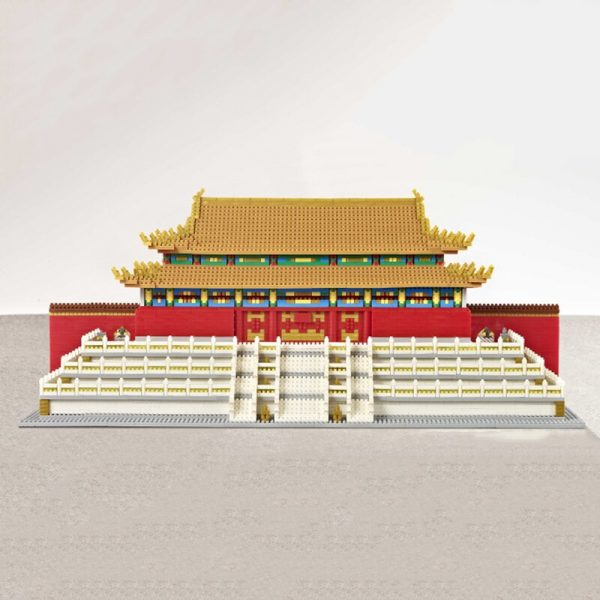 YZ 090 World Architecture Imperial Palace Hall of Preserving Harmony Mini Diamond Blocks Bricks Building Toy 5 - LOZ™ MINI BLOCKS