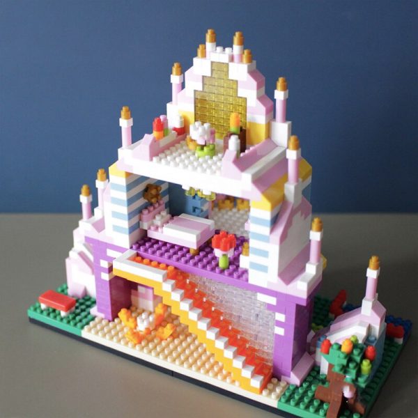 YZ Architecture Princess Dream Castle Palace Park in Sea Scenery DIY Mini Diamond Blocks Bricks Building 4 - LOZ™ MINI BLOCKS