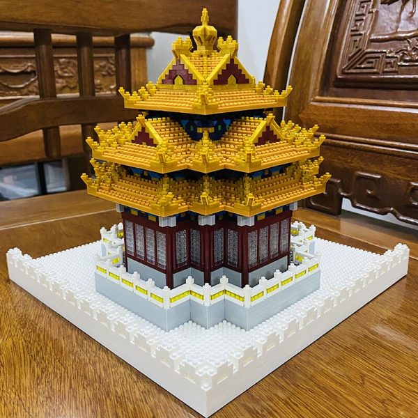 YZ Architecture Turret of Imperial Palace Museum Ancient Tower Model Mini Diamond Blocks Bricks Building Toy 1 - LOZ™ MINI BLOCKS