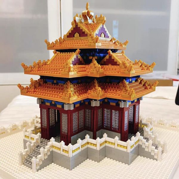 YZ Architecture Turret of Imperial Palace Museum Ancient Tower Model Mini Diamond Blocks Bricks Building Toy 2 - LOZ™ MINI BLOCKS