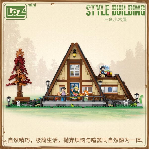 loz building blocks triangle cabin mini small particle assembling toy puzzle inserting ornaments for adults 2 - LOZ™ MINI BLOCKS