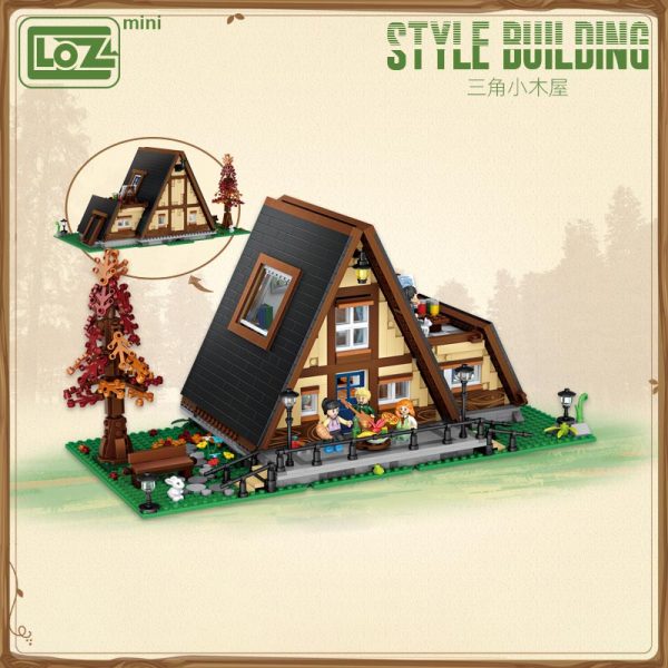 loz building blocks triangle cabin mini small particle assembling toy puzzle inserting ornaments for adults 3 - LOZ™ MINI BLOCKS