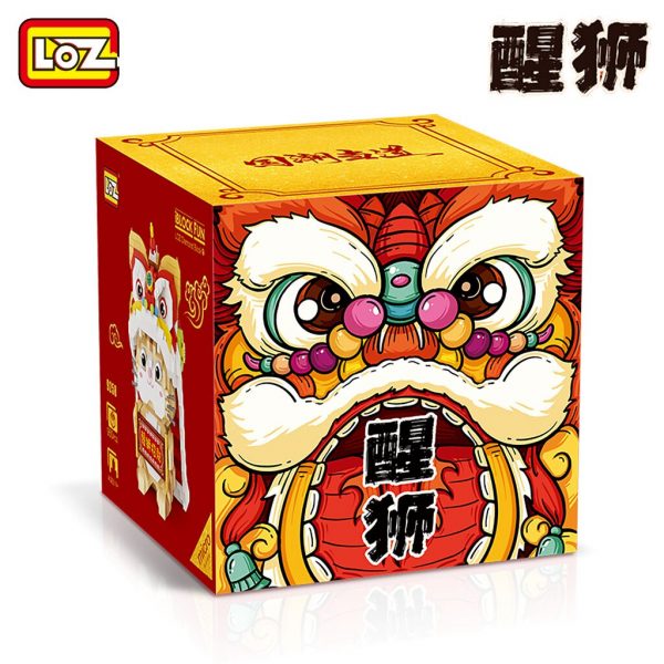 loz small particle building blocks assembling toy puzzle lion dance and lucky cat micro diamond inserting 2 - LOZ™ MINI BLOCKS